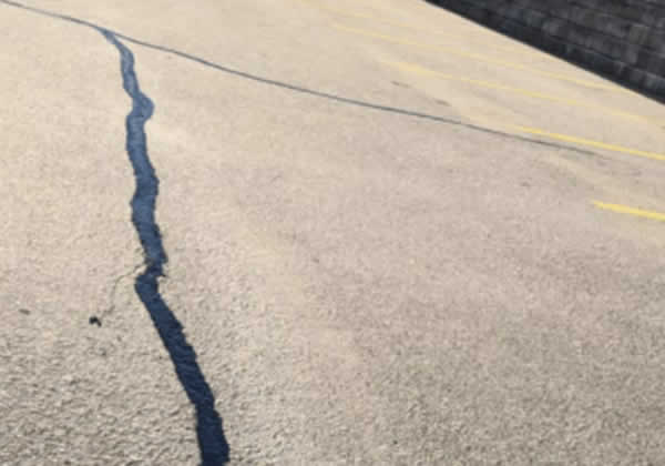 Parking Lot Crack Sealing
